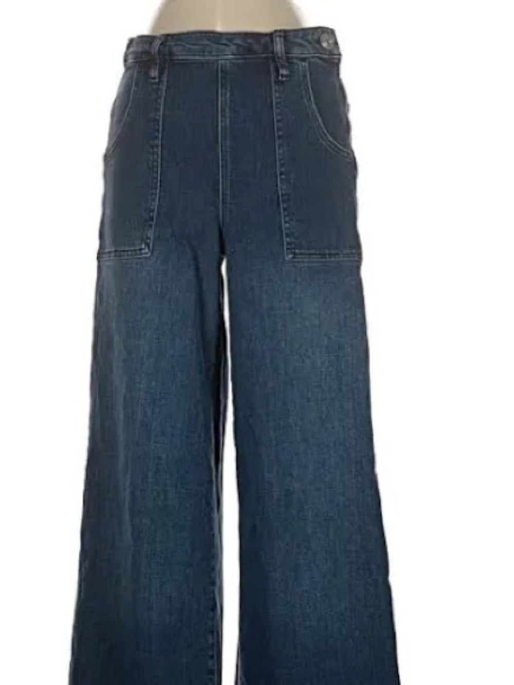 Frame wide leg denim